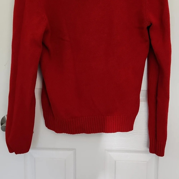 Chaps Red Knit Sweater - Picture 11 of 12